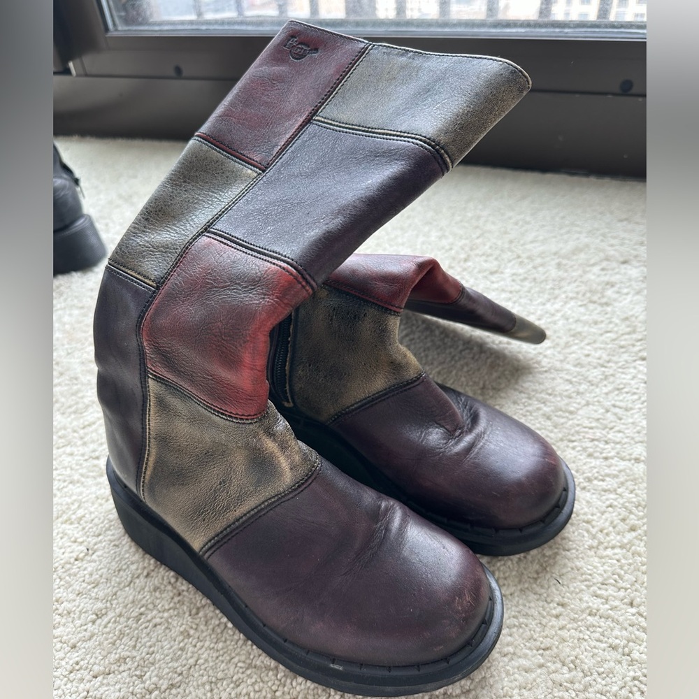 Dr. Martens Vintage MIE Patchwork Boots - Picture 2 of 10